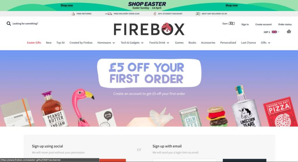 Firebox referral invite