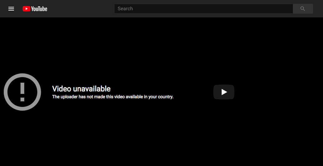 Watch videos blocked in your country on YouTube or other websites