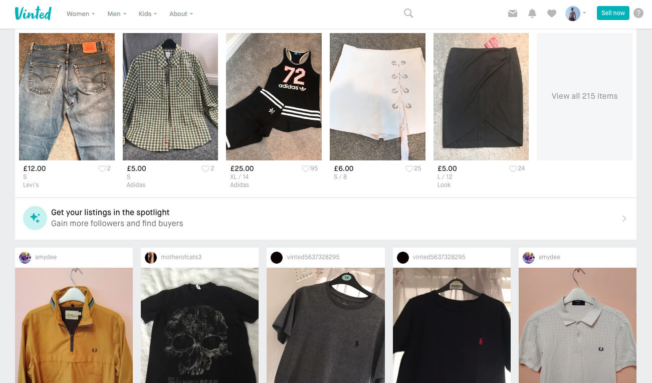 Vinted.co.uk - sell the clothes you don't need