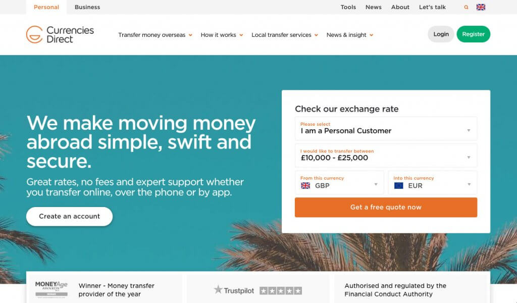 Currency Direct referral code - £50 Amazon voucher