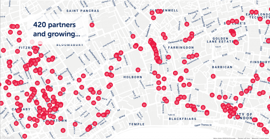 Nez map London