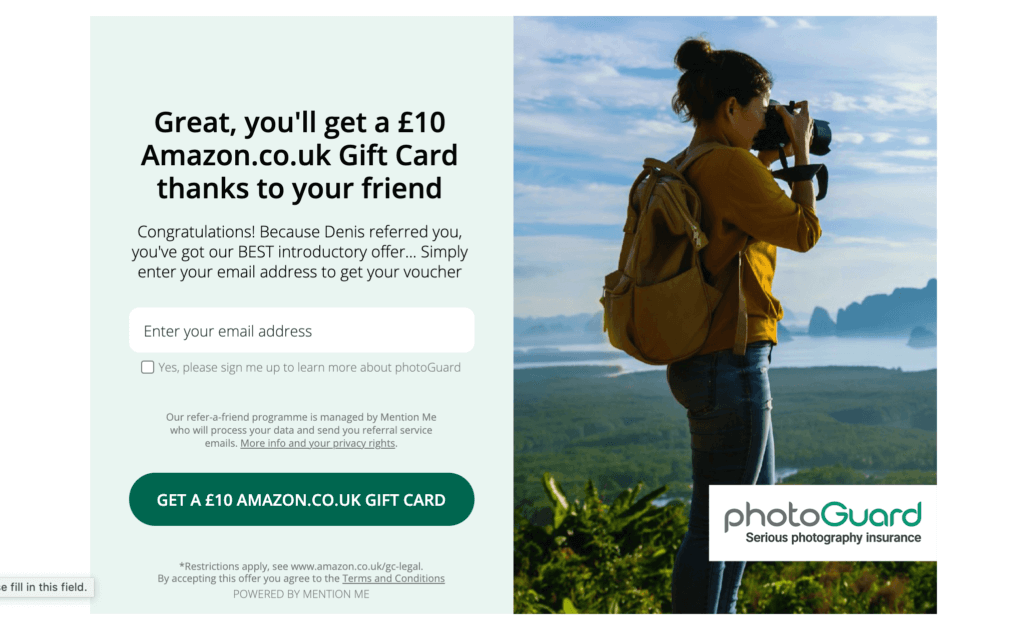 How to get a photoGuard referral code with the refer a friend offer - 2021