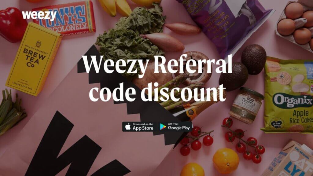 Weezy referral discount code on your first Weezy app order in the UK