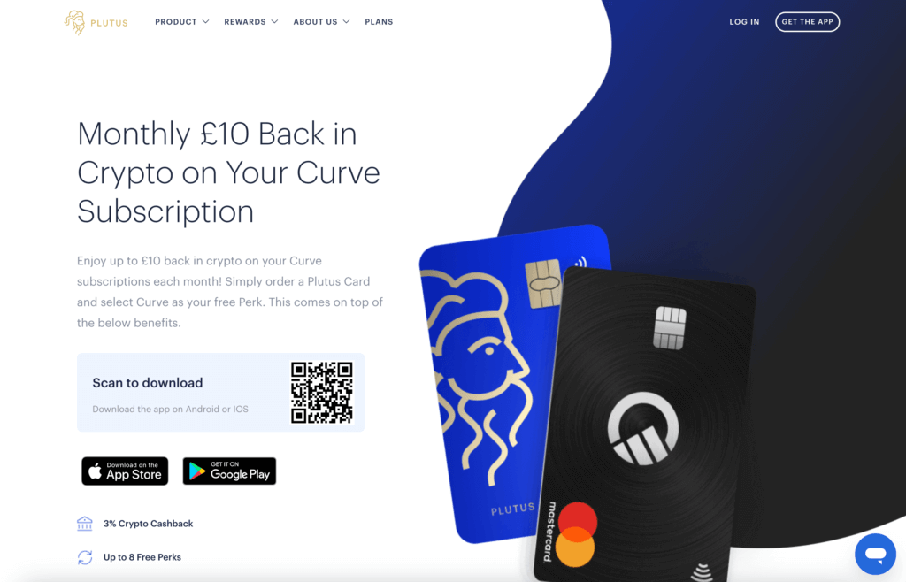 Monthly £10 Back in Crypto on Your Curve Subscription