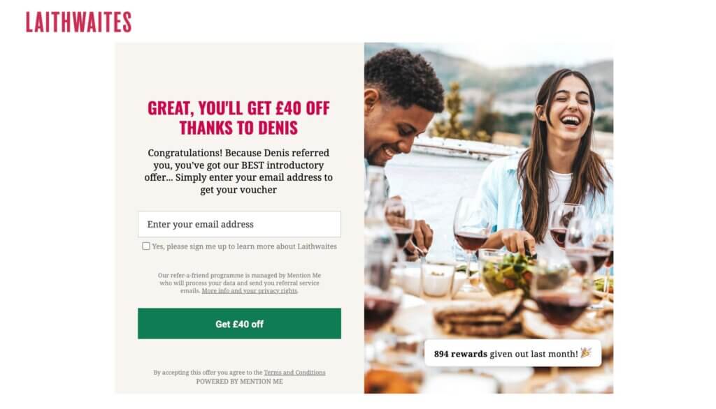 laithwaites referral code discount - Refer a friend offer