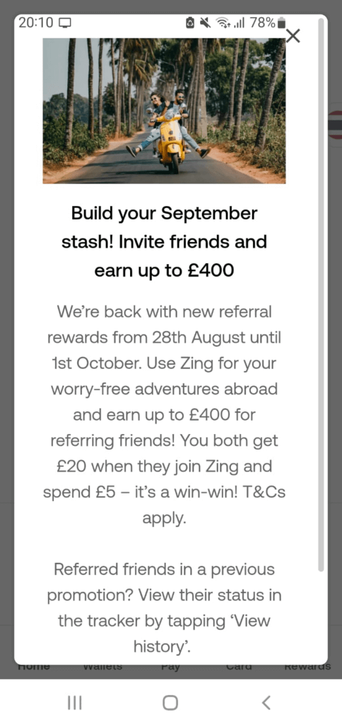 Zing card new users offer HSBC