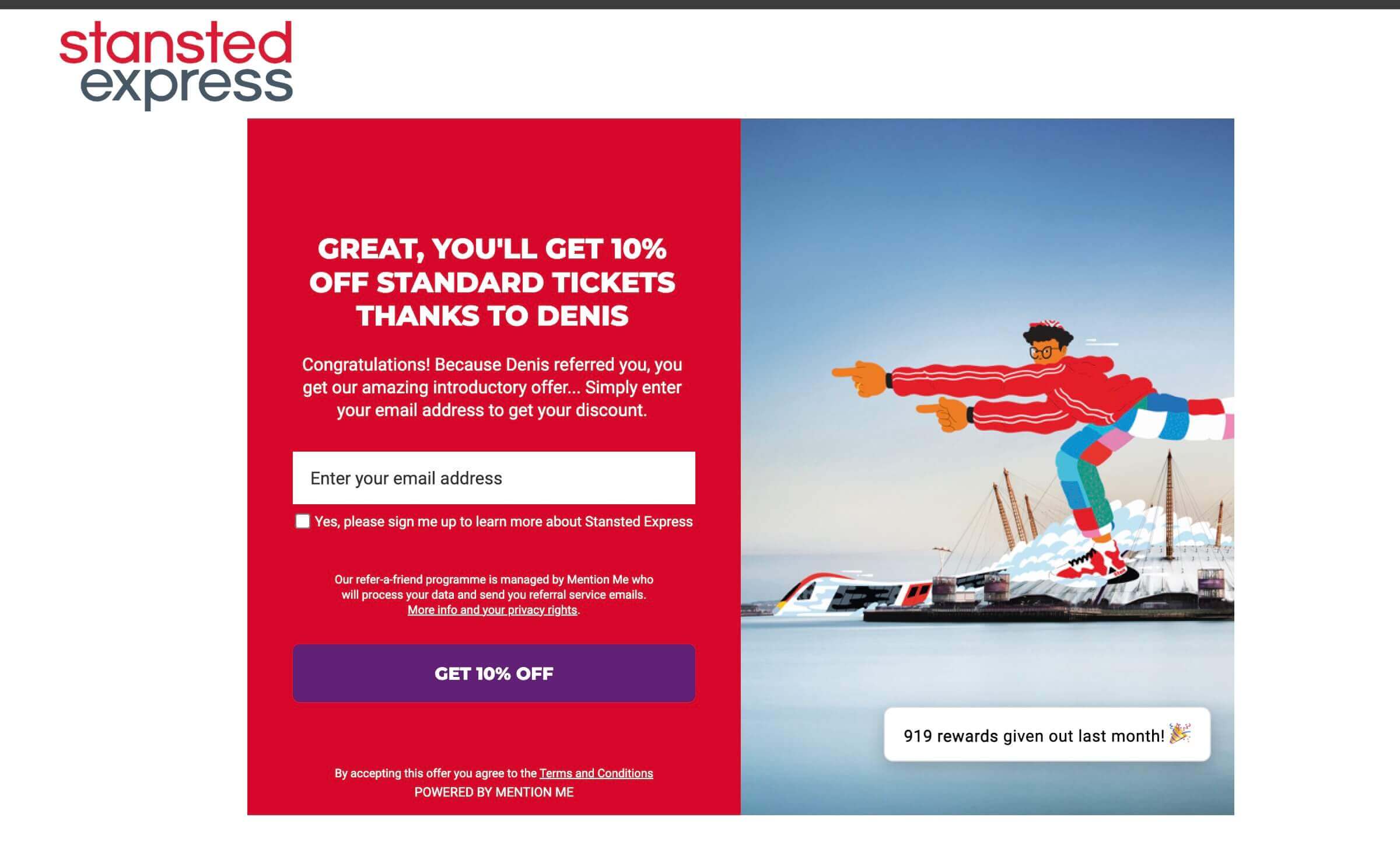 Stansted Express discount code and cashback