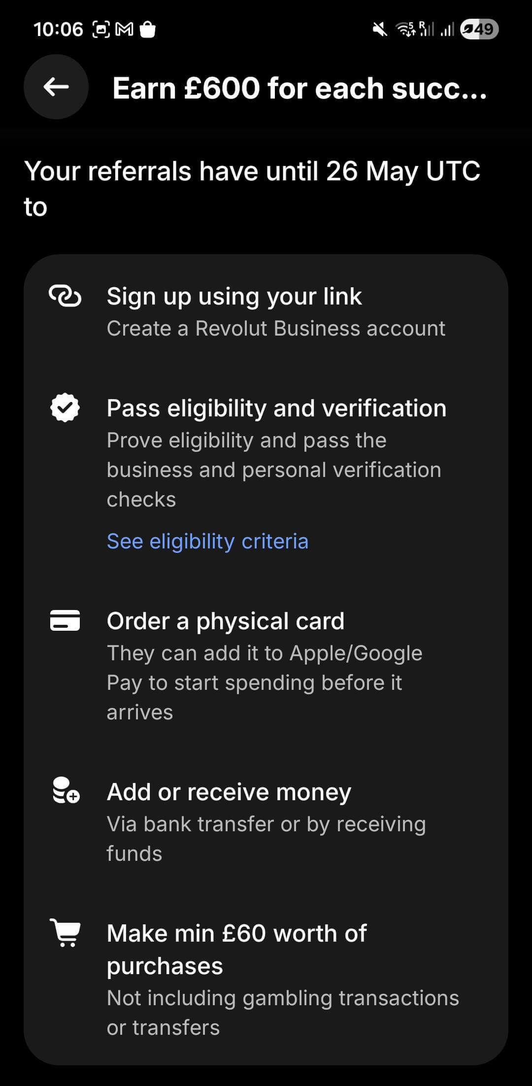 Revolut business referral bonus until May 26 2026 UTC