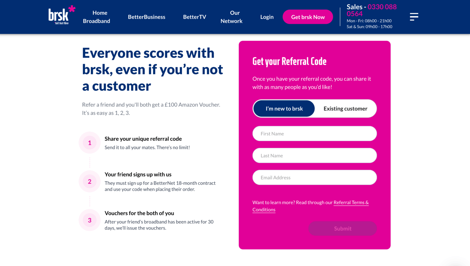 brsk Internet Deals 2026: Get a £100 Amazon Voucher and More!