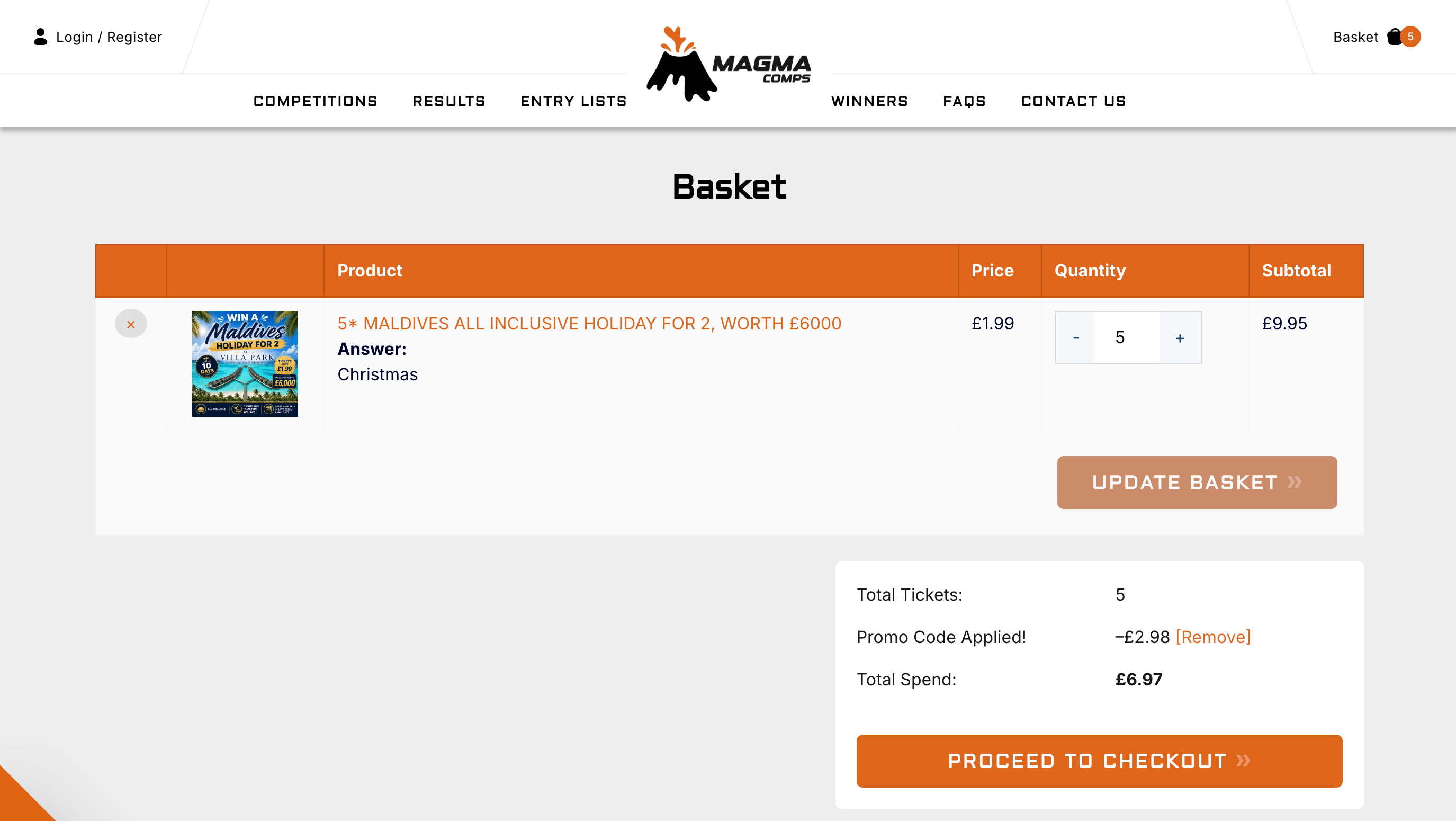 Magma Comps discount code 30% applied at check out