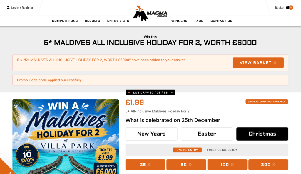 Magma Comps discount code 30% off sitewise