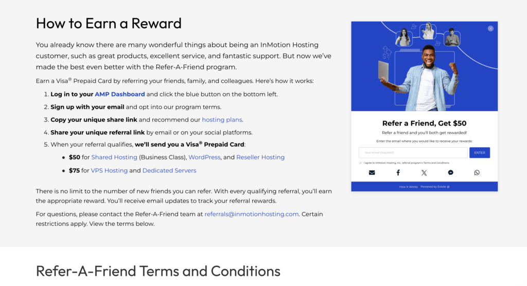 InMotion Hosting Referral Link (2026) | Refer a Friend Guide