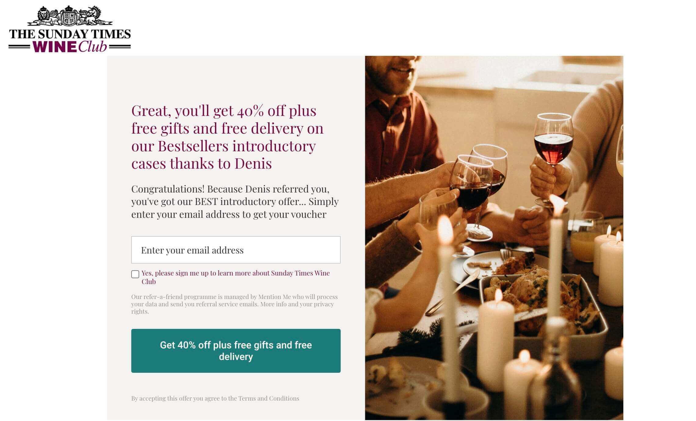 Sunday Times Wine Club discount code