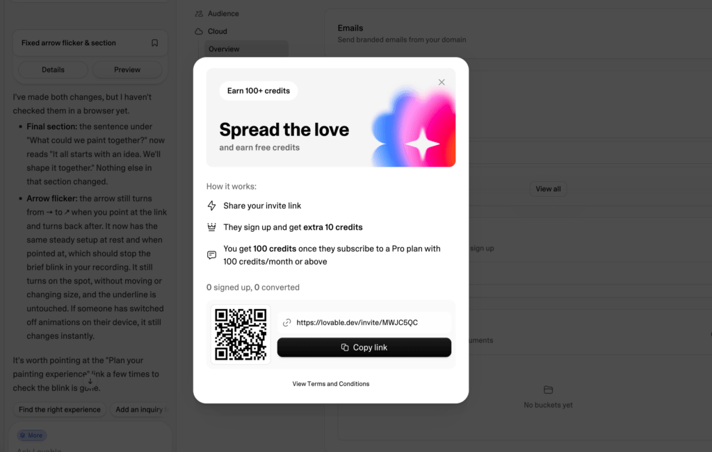 Lovable Referral Code: Get 10 Free Credits