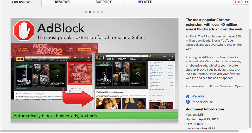 Make your laptop quicker on the web using an ad blocker