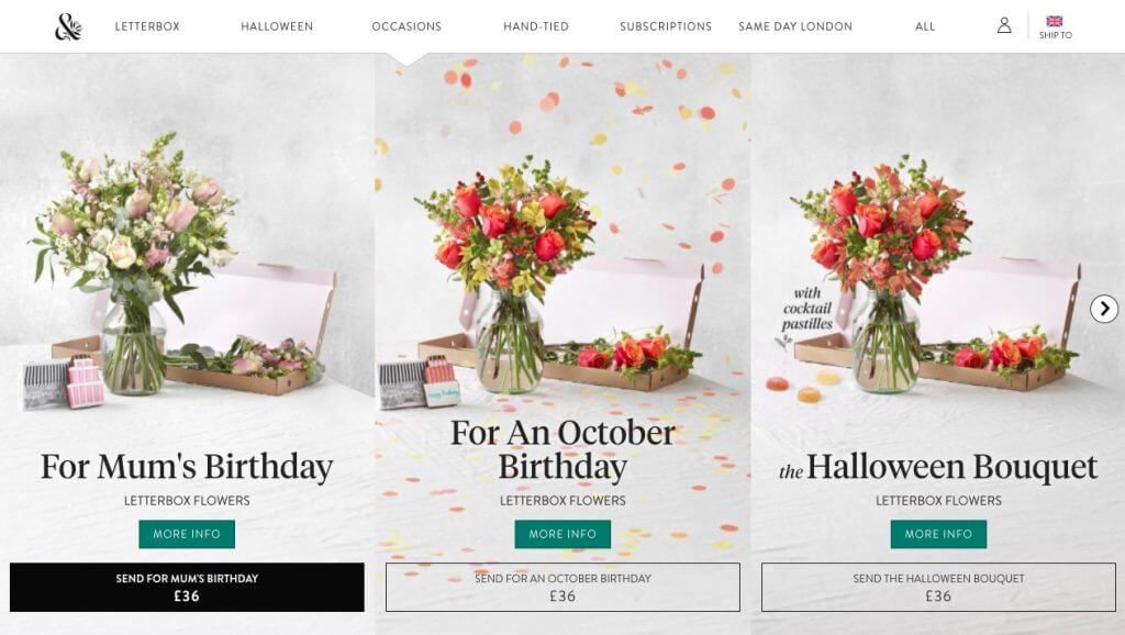 Bloom and wild referral code £10 off your first order at