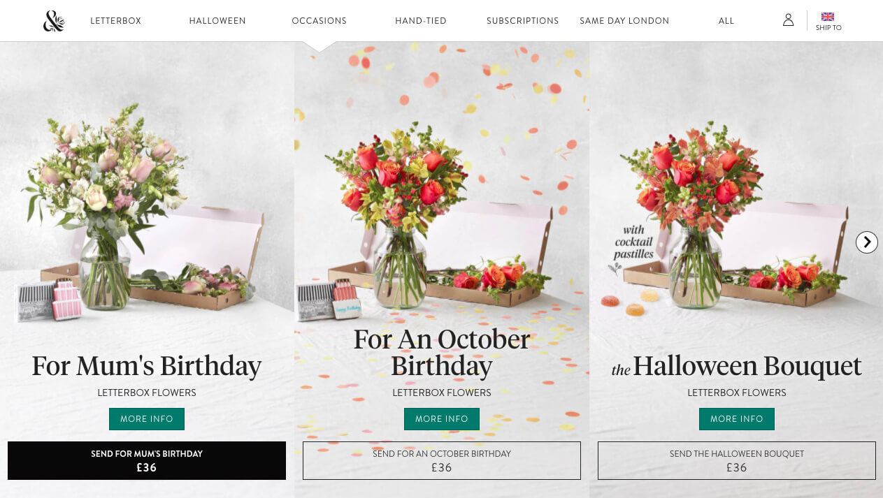 Bloom and wild referral code £10 off your first order at