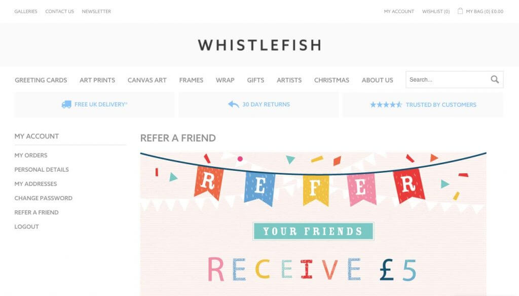Whistlefish website