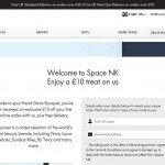 Space NK referral invite
