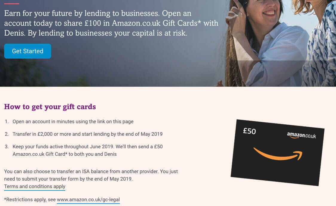 Funding Circle Referral Code Invite 50 Amazon Co Uk Gift Card