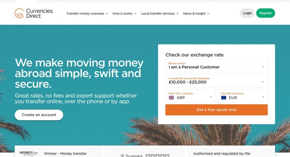 Currency Direct referral code - £50 Amazon voucher