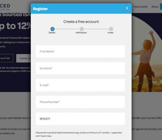 Sourced Capital referral code RF61277
