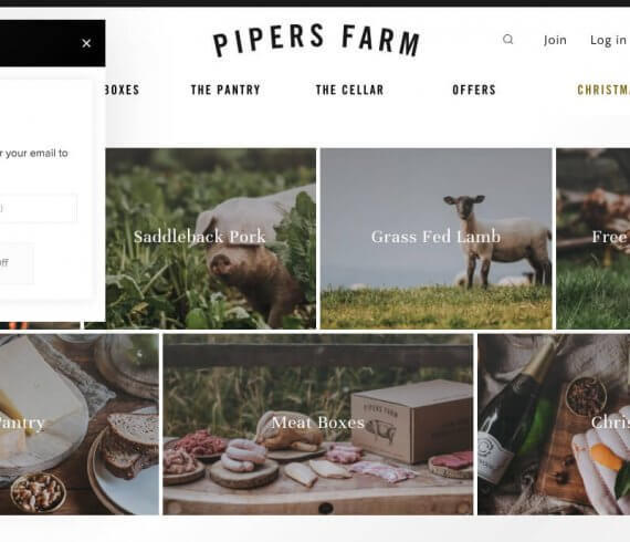 Pipers Farm referral code discount first order coupon code £10 off