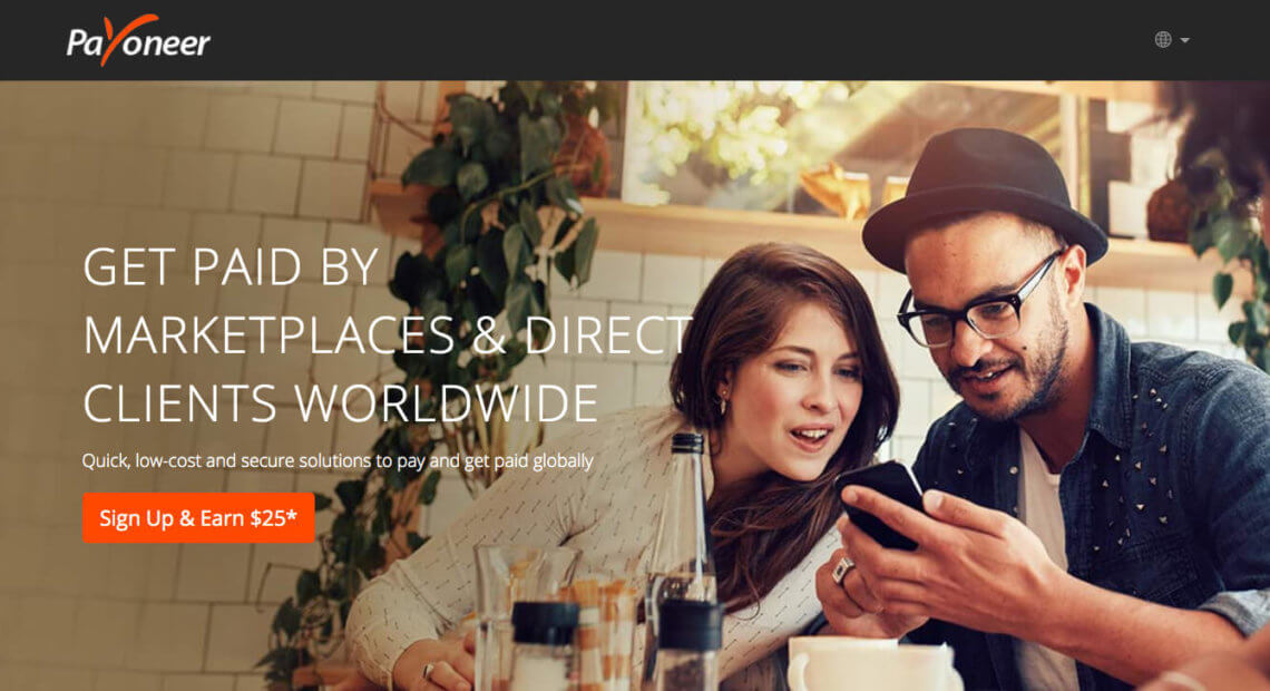 Payoneer referral code $25 reward, invitation link