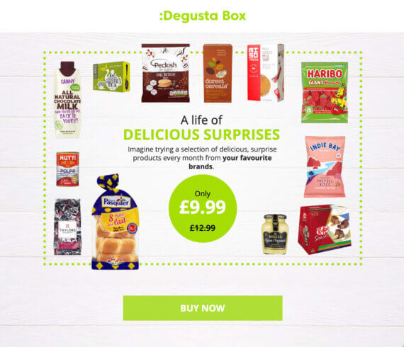 How to get a Degustabox discount code (refer a friend code) on your first order?