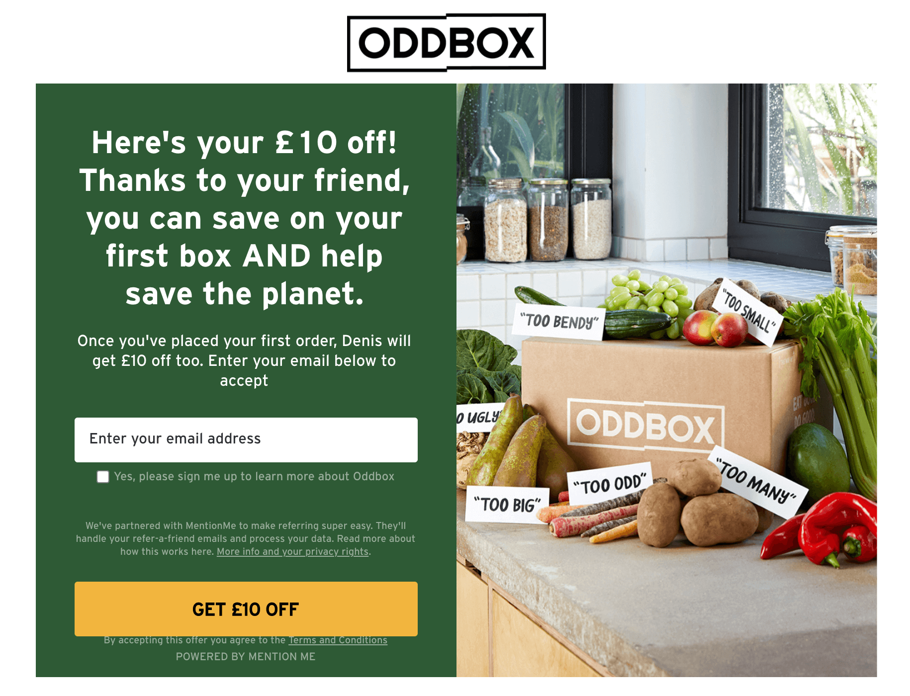 Oddbox Referral Code Get 10 To Spend With Oddbox Promo Code Uk