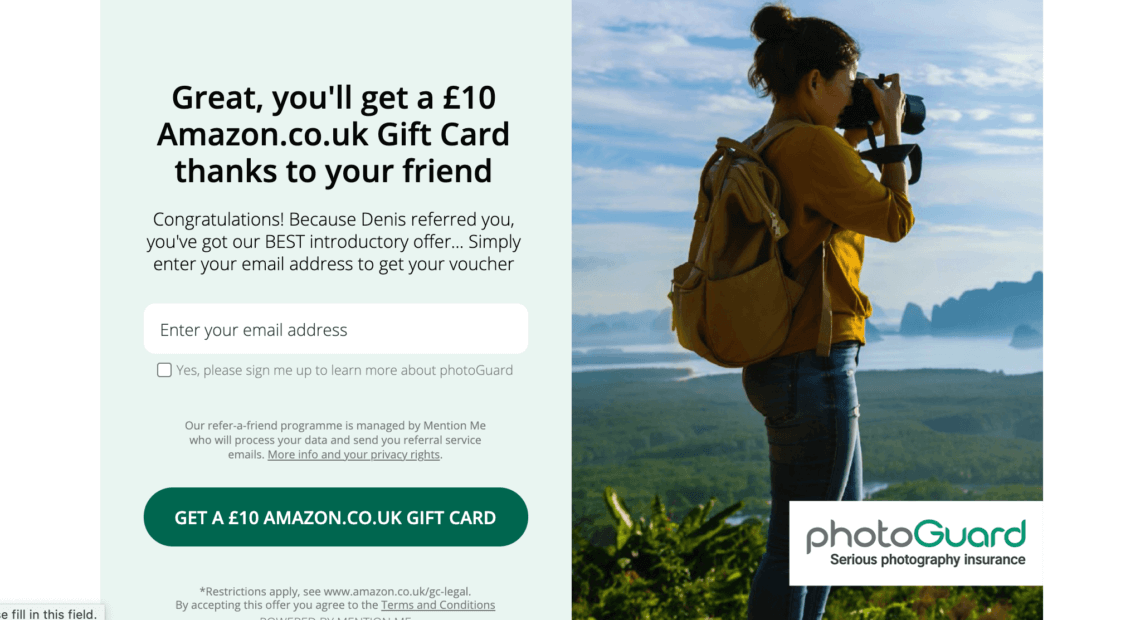 How to get a photoGuard referral code with the refer a friend offer - 2021