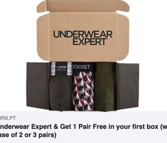 Underwear Expert referral code discount for a free pair - men's underwear