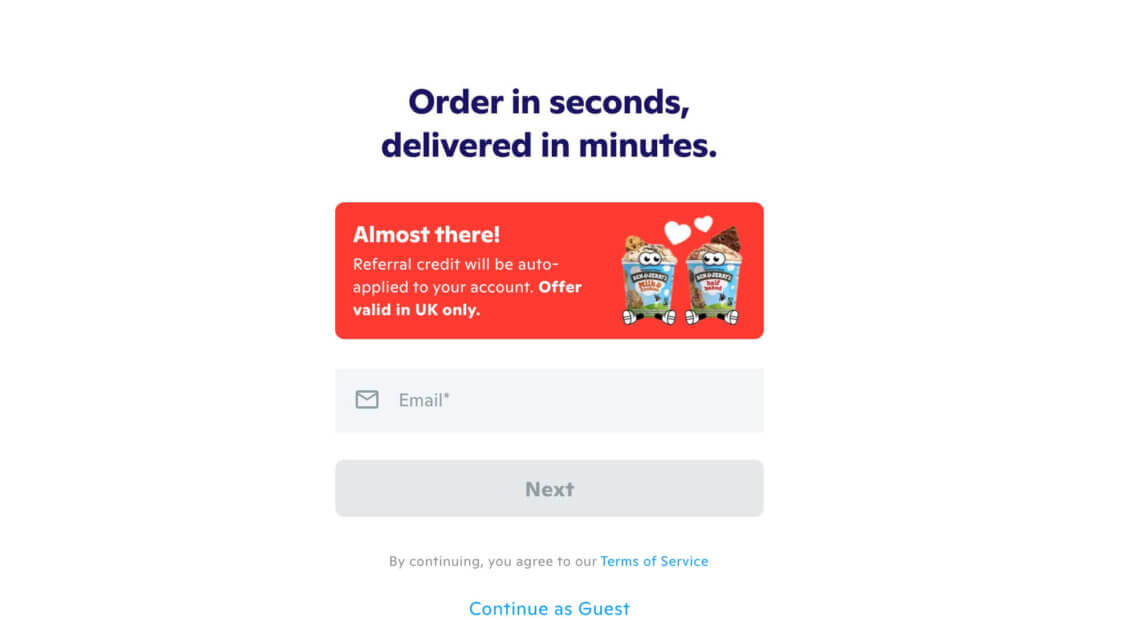 Gopuff referral code UK - get 10 GBP off your first order with the code GOZVWPKBLX