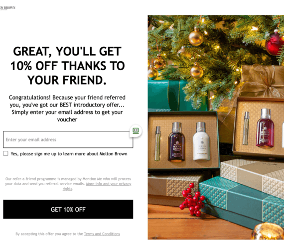 Molton Brown referral code UK - 10% off your first order
