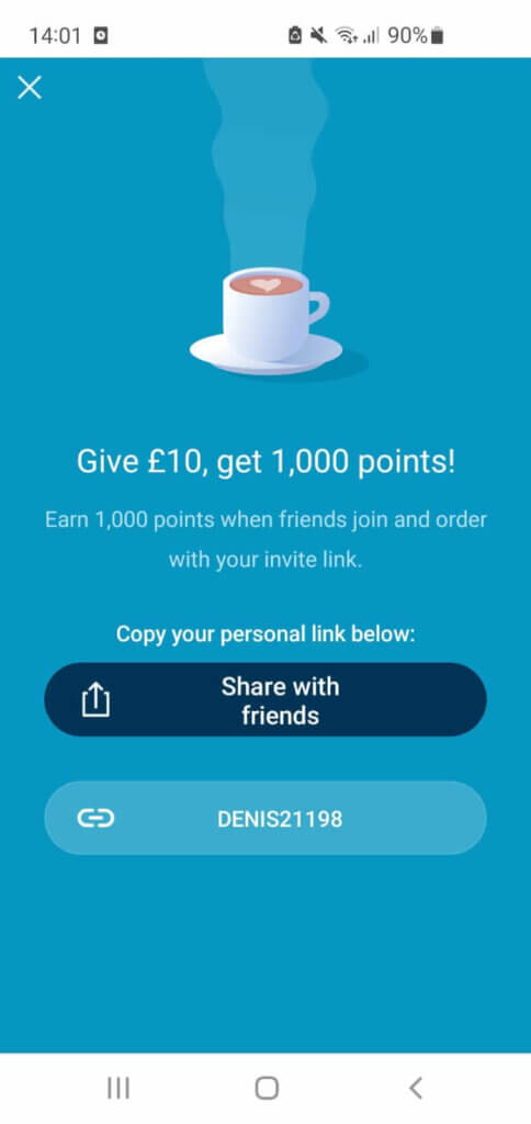 Ritual app discount code London 10 GBP off
