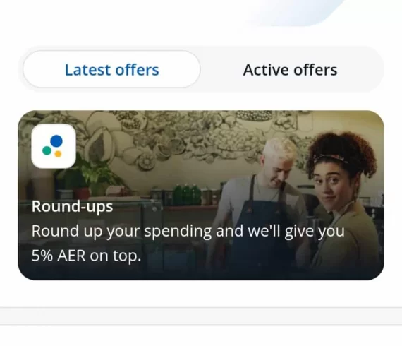 Chase referral reward: 20 GBP added to your account when you use a referral code