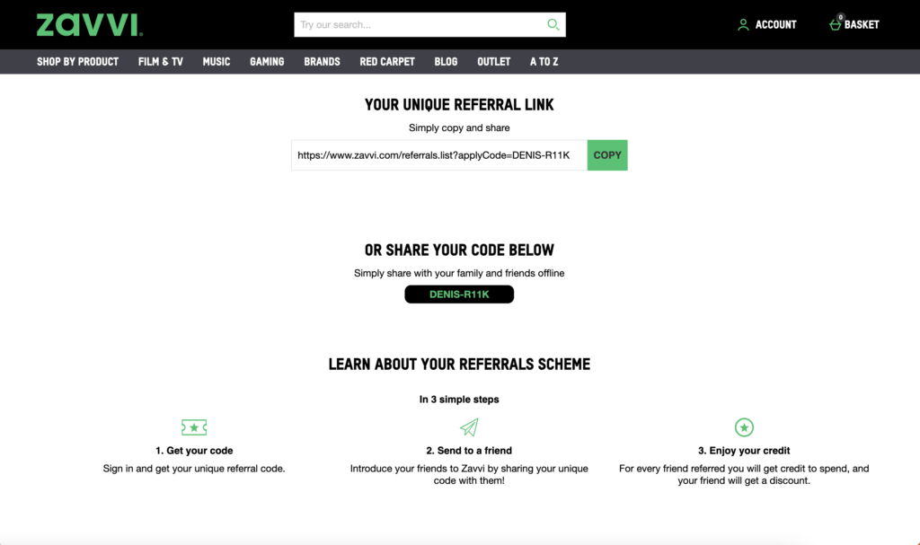 Zavvi referral code DENISR11K [first order discount code 2023]